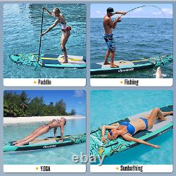 Winnovate 11'x34/11'6x35 Inflatable Stand Up Paddle Board Extra Wide PaddleBoa