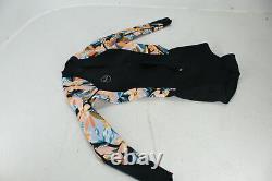 Womens Bahia 2/1mm Front Zip Long Sleve Surf Wetsuit Black DemiFlor Size 6