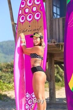 Womens Stand Up Paddle Board ART in SURF Da Small Fun 9'6 PINK