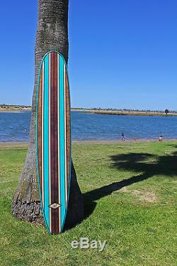 Wood Surfboard Art Bar Top Shower Vintage Hawaiian Surfboard Wall Art Surf Decor