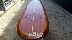 Wood wooden surfboard bar table and wall art home decor