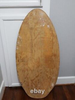 Wooden Dragon Wake Boogie Surf/Skim Board 41 x 20 inch