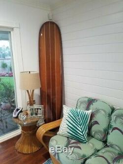 Wooden surfboard wall mount hangers home decor