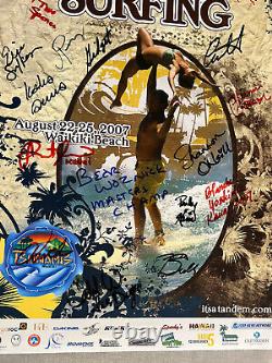 World Title Tandem Surfing 2007 SIGNED Bear Woznick Gidget Shannon O'Neill More