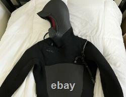 Xcel Mens 6/5 Drylock Hooded Wetsuit Full Winter Surfing Medium Large 6 5 MM