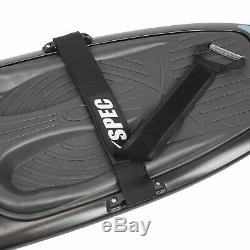 Xspec Kneeboard with Hook for Knee Surfing Boating Waterboarding, Black