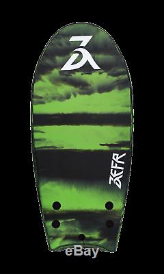 ZEFR Fusion Boards, ELECTRIC 48 Removable twin fins and Leash Included